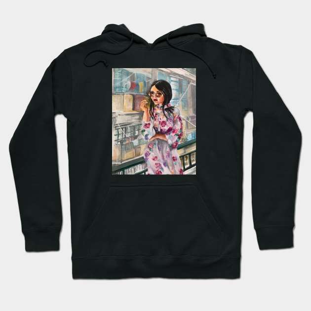 Beirut balconies Hoodie by The artist of light in the darkness 